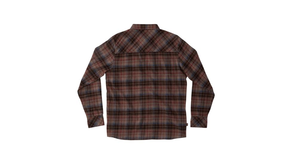 HippyTree Mens Piedmont Flannel Shirt, Rust, Small, 2174-RUST-S