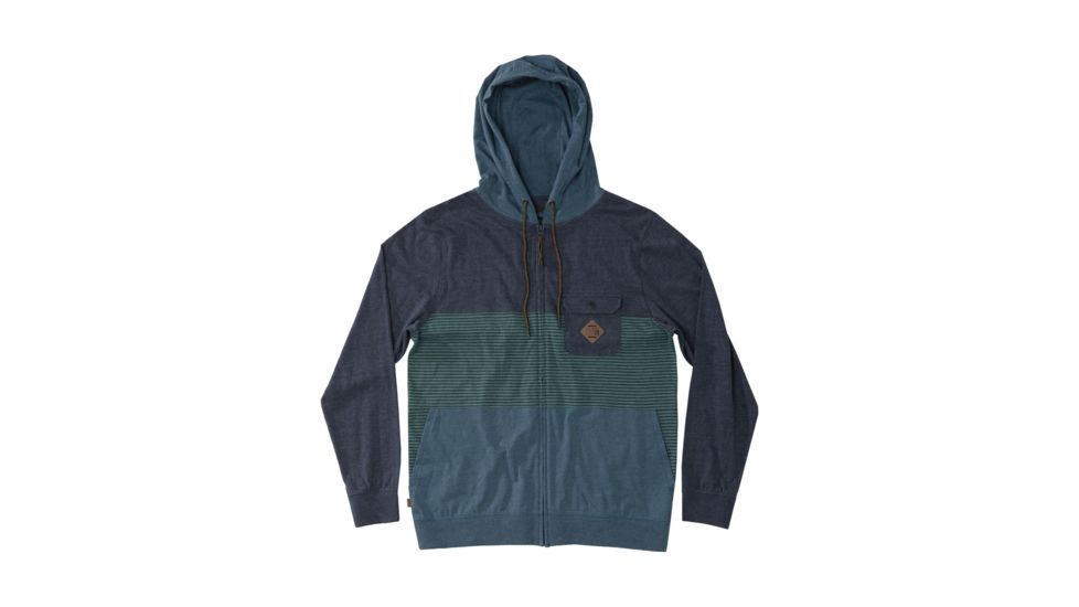 HippyTree Mens Redondo Hoody, Heather Blue, Small, 2169-HEATHER BLUE-S