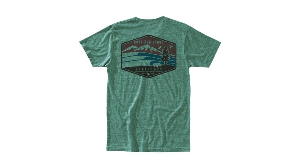 HippyTree Mens Tahoma Tee, Heather Green, Small, 2014-HEATHER GREEN-S