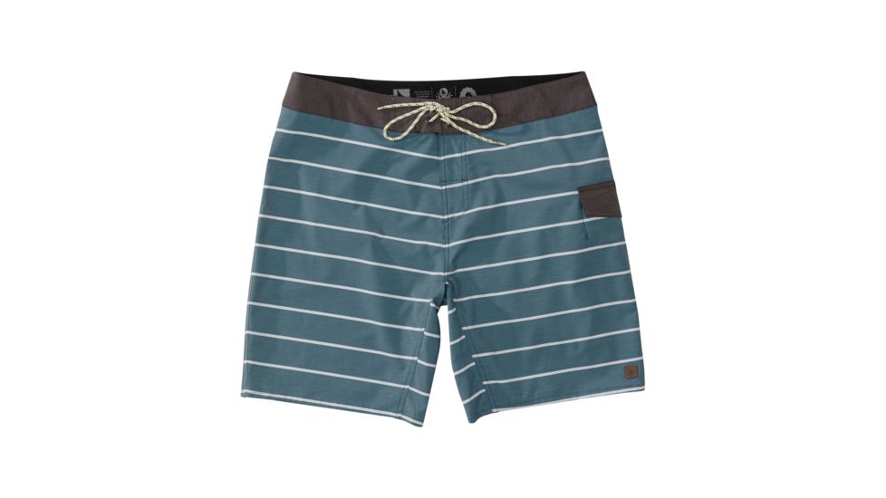 HippyTree Mens Zuma Trunk Board Shorts, Blue, 28 Waist, 2170-BLUE-28