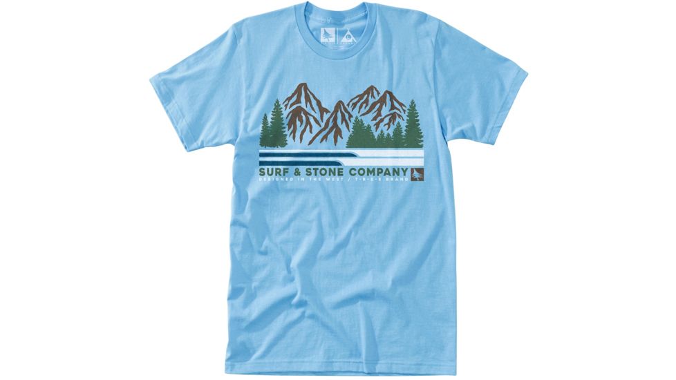 HippyTree Woodsman Tee - Men's-Light Blue-Small