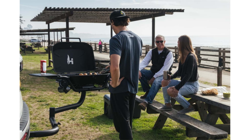 HitchFire F-20 Propane Gas Grill, Black, Large, HFG01F2001