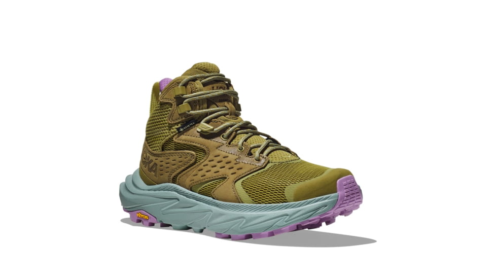Hoka Anacapa 2 Mid GTX Hiking Shoes - Womens, Green Moss/Agave, 06.5B, 1142831-GMAG-06.5B