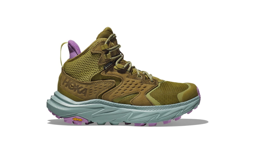 Hoka Anacapa 2 Mid GTX Hiking Shoes - Womens, Green Moss/Agave, 06.5B, 1142831-GMAG-06.5B