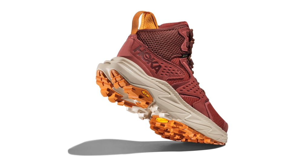 Hoka Anacapa 2 Mid GTX Hiking Shoes - Womens, Hot Sauce/Shifting Sand, 11B, 1142831-HSSS-11B