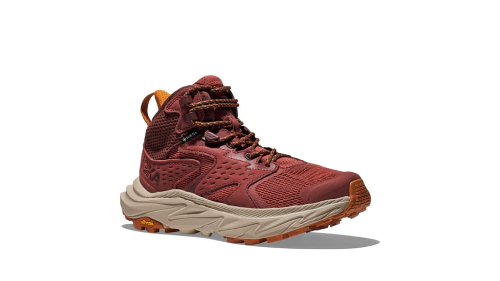 Hoka Anacapa 2 Mid GTX Hiking Shoes - Womens, Hot Sauce/Shifting Sand, 11B, 1142831-HSSS-11B