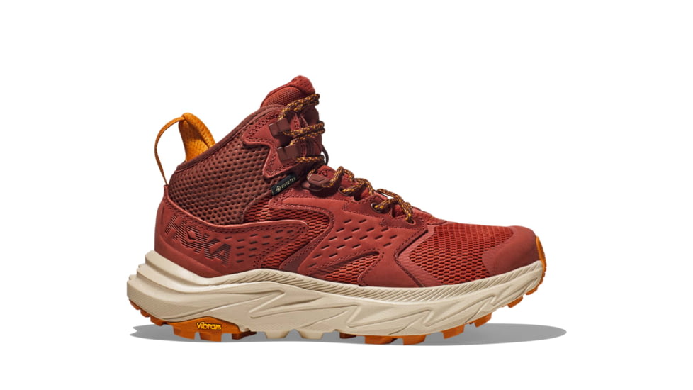 Hoka Anacapa 2 Mid GTX Hiking Shoes - Womens, Hot Sauce/Shifting Sand, 11B, 1142831-HSSS-11B