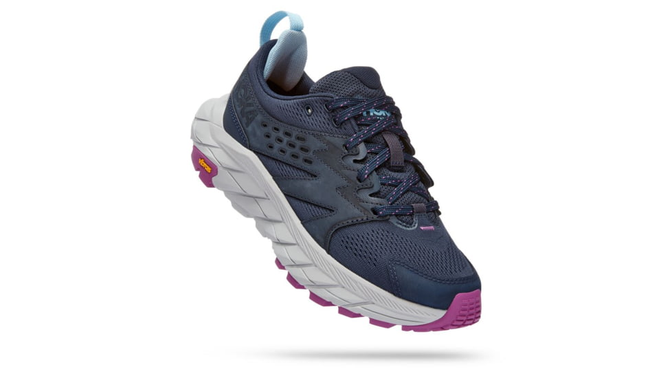 Hoka Anacapa Breeze Low Hiking Shoes - Womens, Outer Space / Harbor Mist, 07.5B, 1127921-OSHM-07.5B