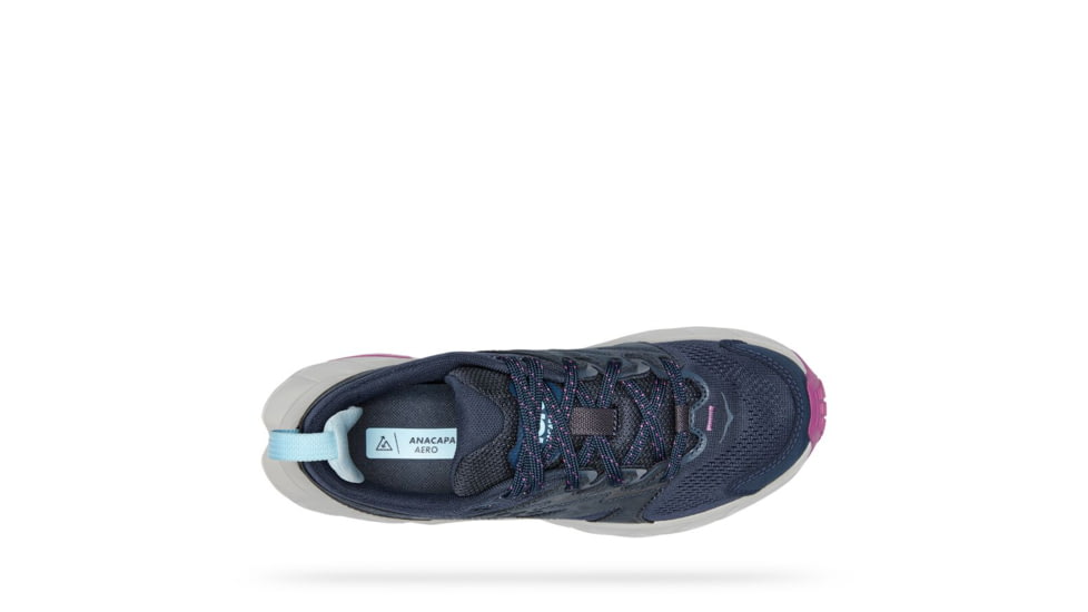 Hoka Anacapa Breeze Low Hiking Shoes - Womens, Outer Space / Harbor Mist, 07.5B, 1127921-OSHM-07.5B