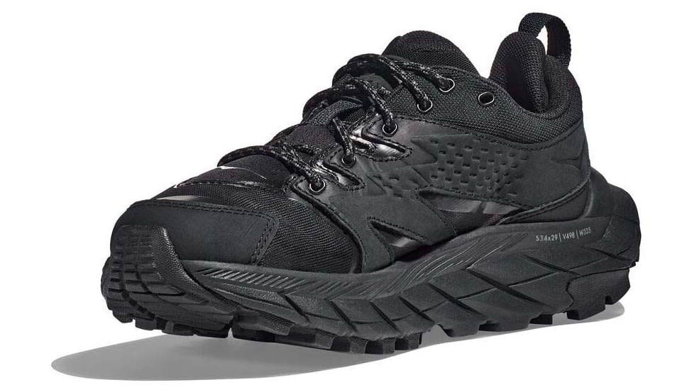 Hoka Anacapa Low GTX Shoes - Womens, Black/Black, 5, 1119373-BBLC-05B