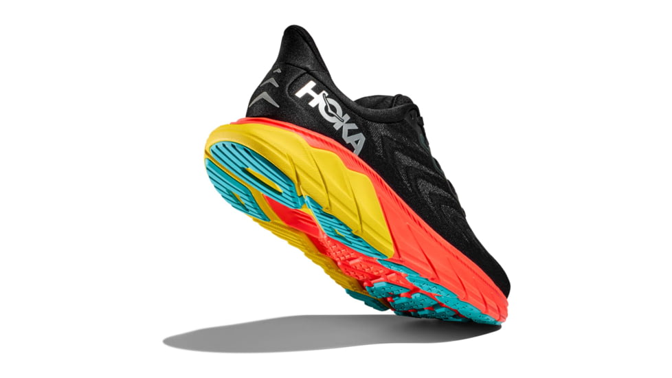 Hoka Arahi 6 Road Running Shoes - Mens, Flame/Black, 09.5D, 1123194-FMBC-09.5D