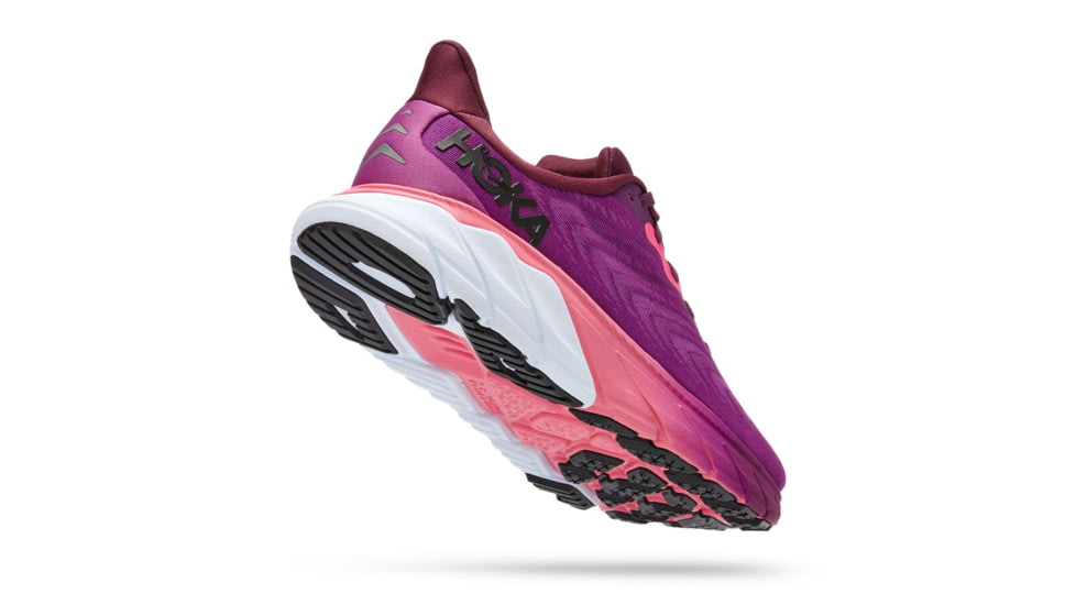 Hoka Arahi 6 Road Running - Womens, Grape Wine / Beautyberry, 08.5B, 1123195-GWBY-08.5B