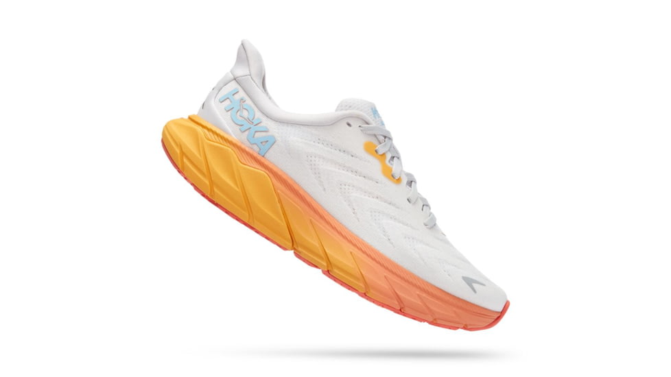 Hoka Arahi 6 Road Running - Womens, Nimbus Cloud / Blanc De Blanc, 05.5B, 1123195-NCBDB-05.5B