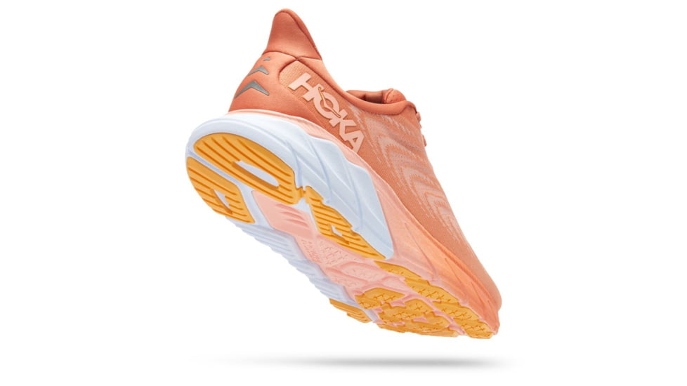 Hoka Arahi 6 Road Running - Womens, Sun Baked / Shell Coral, 10.5B, 1123195-SBSCR-10.5B