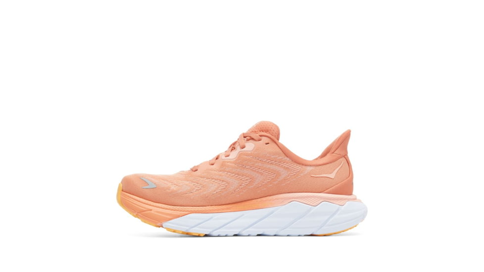 Hoka Arahi 6 Road Running - Womens, Sun Baked / Shell Coral, 10.5B, 1123195-SBSCR-10.5B