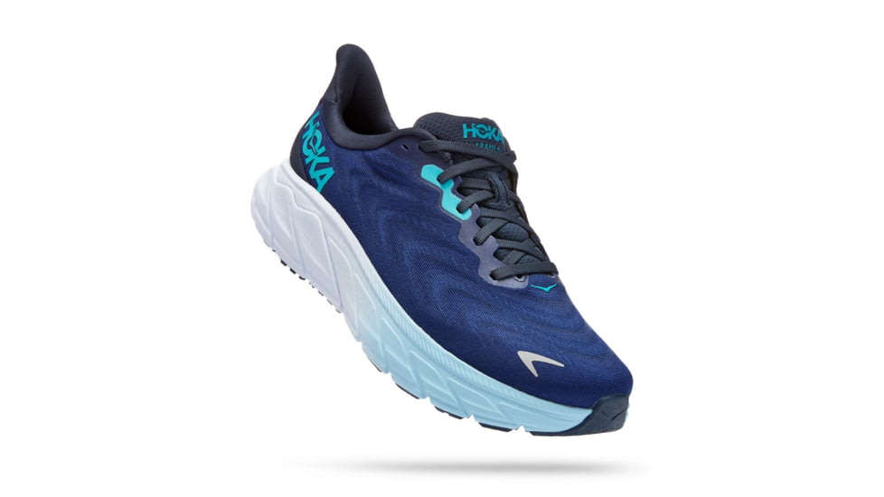 Hoka Arahi 6 Running Shoes - Mens, Outer Space / Bellwether Blue, 12D, 1123194-OSBB-12D