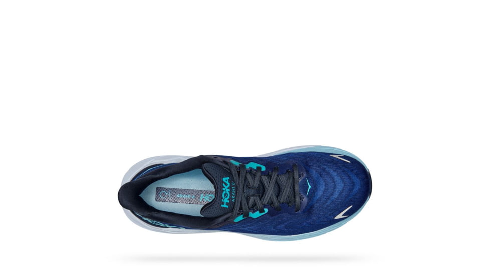 Hoka Arahi 6 Running Shoes - Mens, Outer Space / Bellwether Blue, 12D, 1123194-OSBB-12D