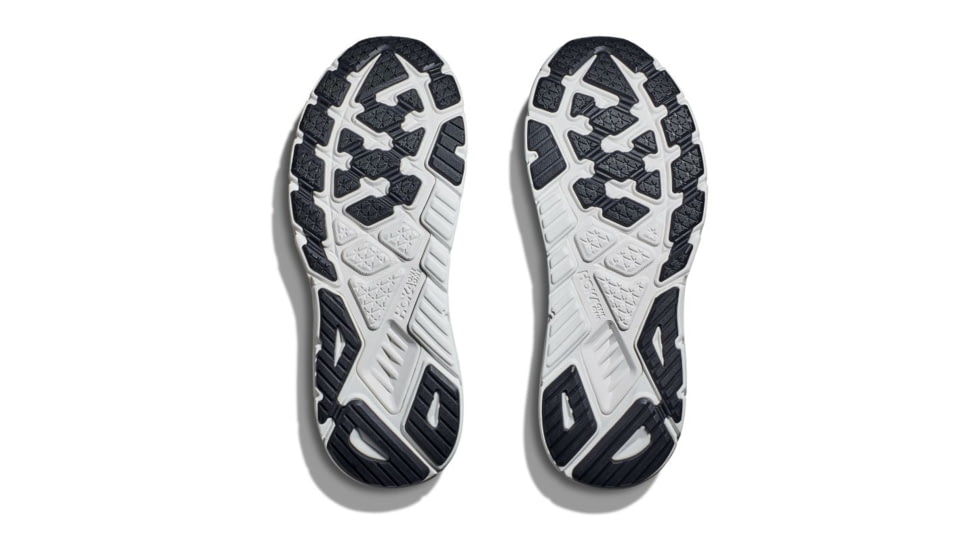 Hoka Arahi 6 Wide Road Running Shoes - Mens, Blanc De Blanc/Steel Wool, 11EE, 1123196-BDBSW-11EE