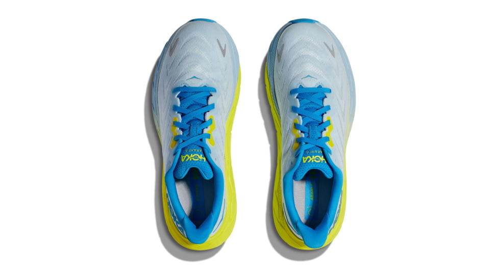 Hoka Arahi 6 Road Running Shoes - Mens, Ice Water/Evening Primrose, 08.5D, 1123194-IWEP-08.5D