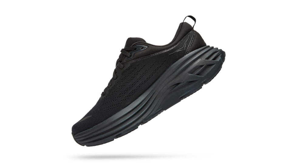 Hoka Bondi 8 Road Running - Womens, Black / Black, 09B, 1127952-BBLC-09B