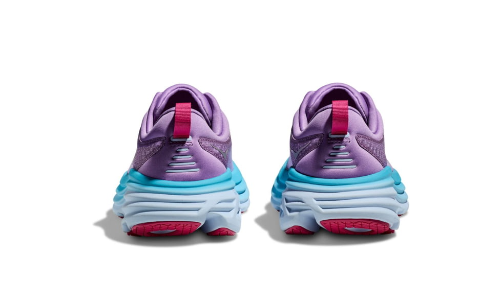 Hoka Bondi 8 Road Running - Womens, Chalk Violet/Pastel Lilac, 10B, 1127952-CVPL-10B