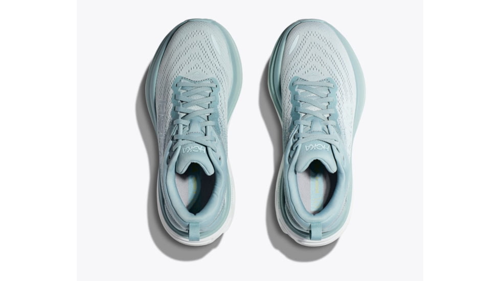 Hoka Bondi 8 Road Running - Womens, Cloud Blue/Ice Flow, 9B, 1127952-CBIF-09B