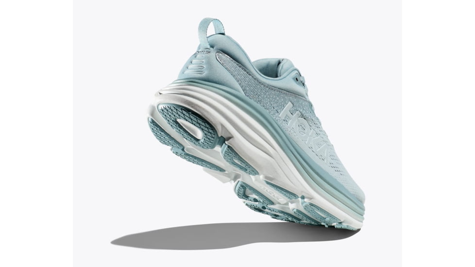 Hoka Bondi 8 Road Running - Womens, Cloud Blue/Ice Flow, 9B, 1127952-CBIF-09B