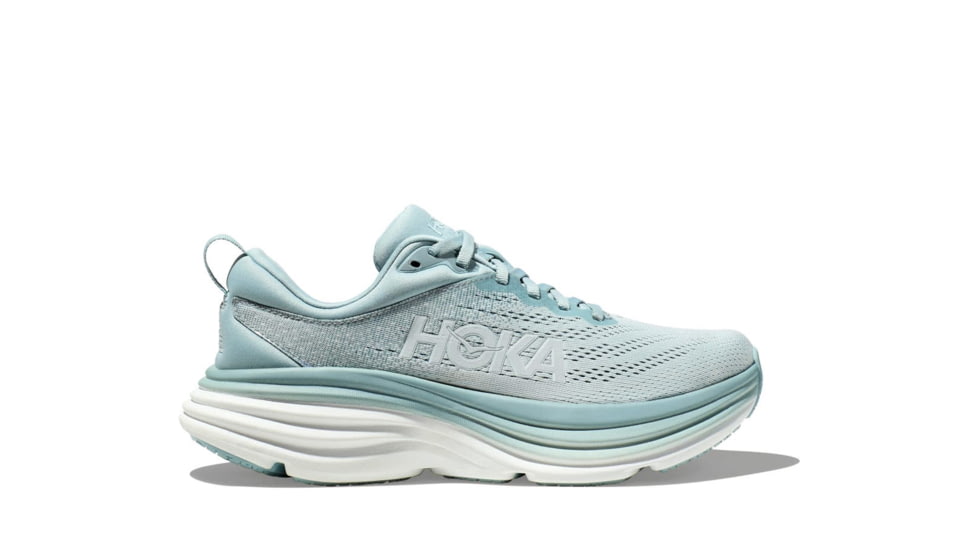 Hoka Bondi 8 Road Running - Womens, Cloud Blue/Ice Flow, 9B, 1127952-CBIF-09B