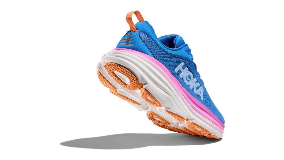 Hoka Bondi 8 Road Running - Womens, Coastal Sky/All Aboard, 10B, 1127952-CSAA-10B