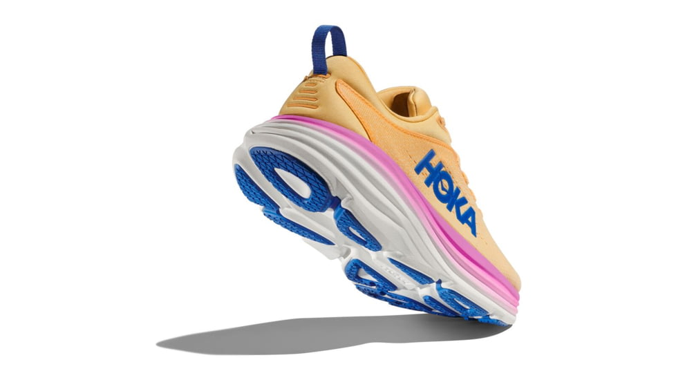 Hoka Bondi 8 Road Running - Womens, Impala/Cyclamen, 9B, 1127952-ICYC-09B