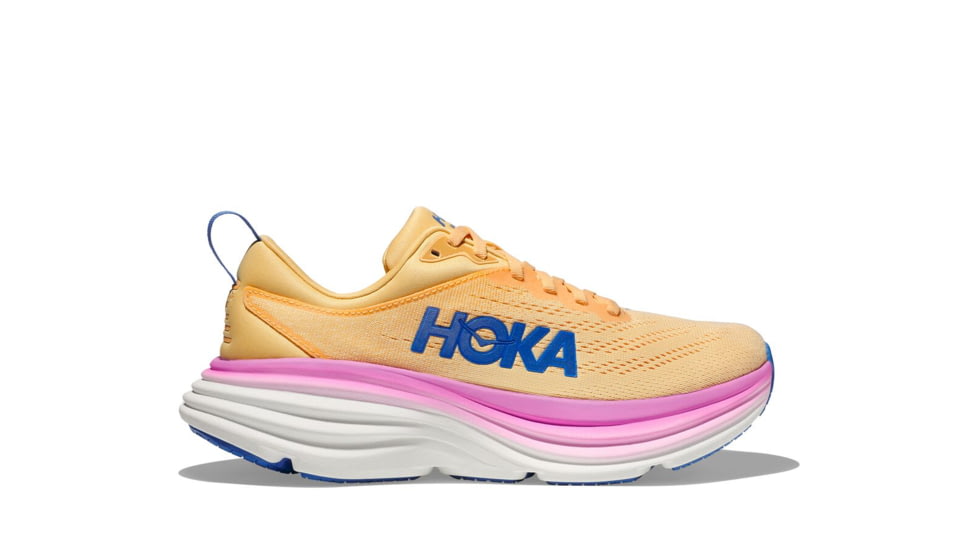 Hoka Bondi 8 Road Running - Womens, Impala/Cyclamen, 9B, 1127952-ICYC-09B