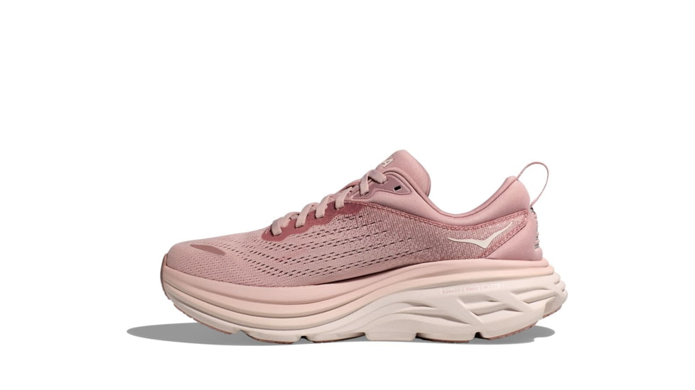 Hoka Bondi 8 Road Running - Womens, Pale Mauve/Peach Whip, 10.5B, 1127952-PMPW-10.5B