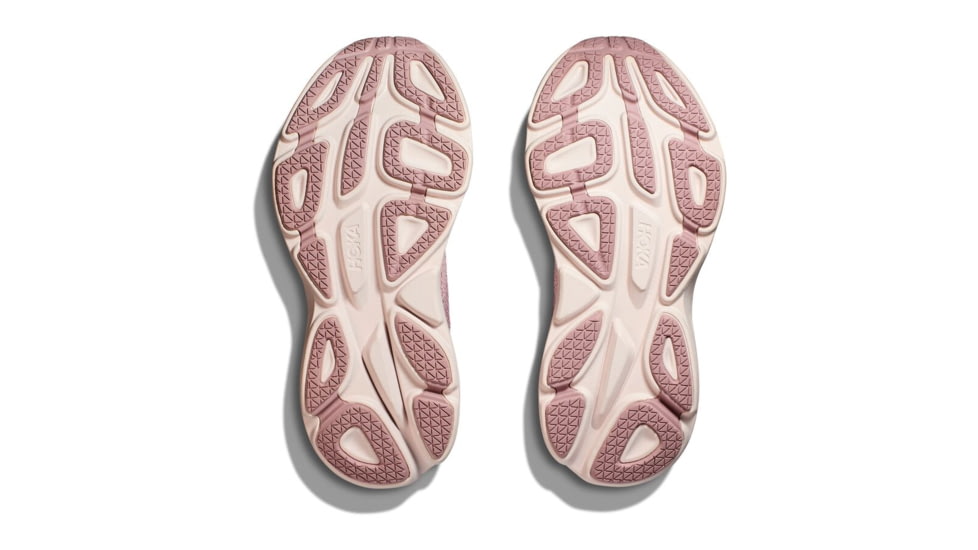 Hoka Bondi 8 Road Running - Womens, Pale Mauve/Peach Whip, 10.5B, 1127952-PMPW-10.5B