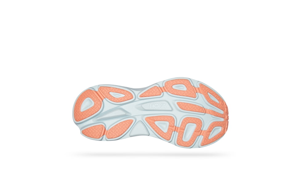 Hoka Bondi 8 Road Running - Womens, Shell Coral / Peach Parfait, 09B, 1127952-SCPP-09B
