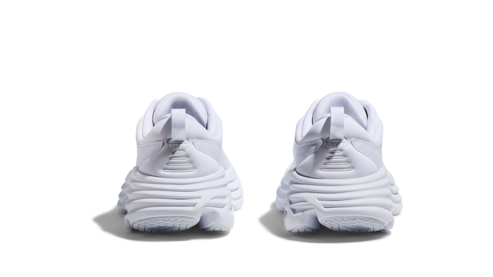 Hoka Bondi 8 Road Running - Womens, White/White, 9B, 1127952-WWH-09B