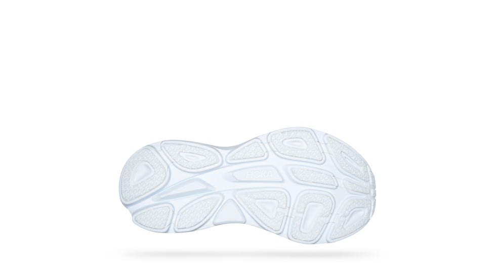 Hoka Bondi 8 Road Running - Womens, White/White, 9B, 1127952-WWH-09B