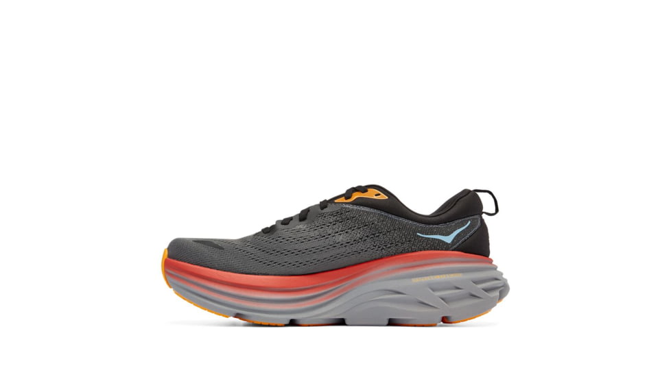 Hoka Bondi 8 Running Shoes - Mens, Anthracite / Castlerock, 09D, 1123202-ACTL-09D