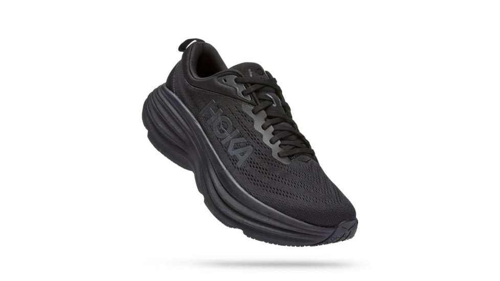 Hoka Bondi 8 Running Shoes - Mens, Black / Black, 11D, 1123202-BBLC-11D