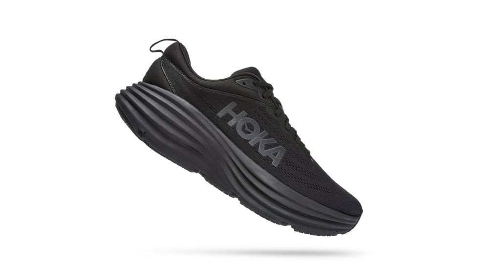 Hoka Bondi 8 Running Shoes - Mens, Black / Black, 11D, 1123202-BBLC-11D