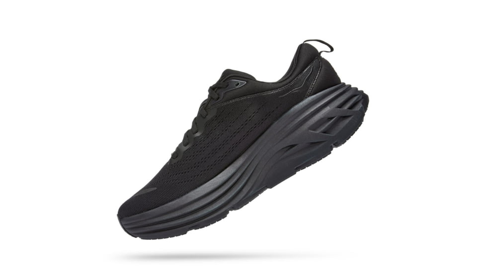 Hoka Bondi 8 Running Shoes - Mens, Black / Black, 11D, 1123202-BBLC-11D
