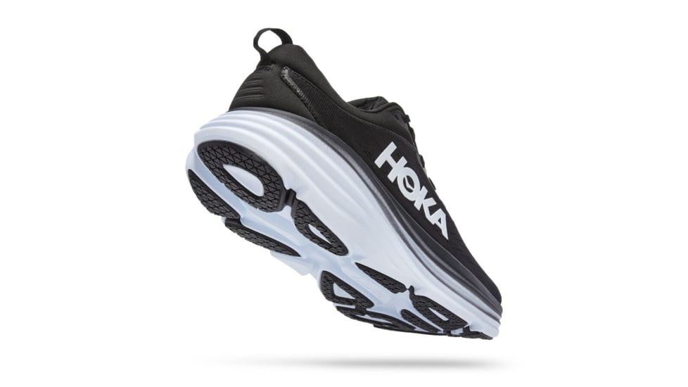 Hoka Bondi 8 Running Shoes - Mens, Black / White, 10.5D, 1123202-BWHT-10.5D