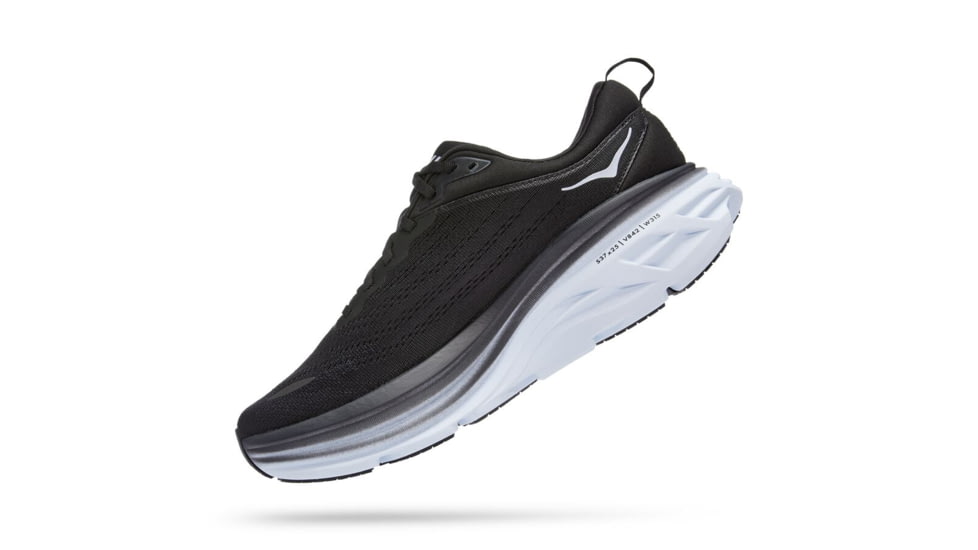 Hoka Bondi 8 Running Shoes - Mens, Black / White, 10.5D, 1123202-BWHT-10.5D
