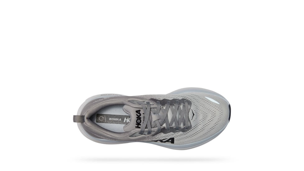 Hoka Bondi 8 Running Shoes - Mens, Sharkskin / Harbor Mist, 10.5D, 1123202-SHMS-10.5D