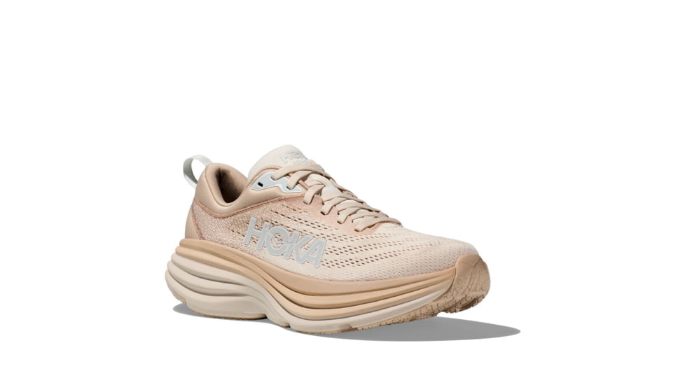 Hoka Bondi 8 Running Shoes - Mens, Shifting Sand/Eggnog, 14D, 1123202-SSEG-14D