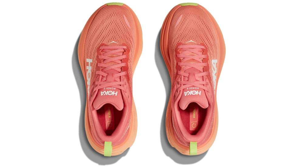 Hoka Bondi 8 Shoes - Womens, Coral/Papaya, 08B, 1127952-CPPY-08B