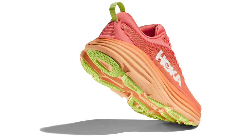 Hoka Bondi 8 Shoes - Womens, Coral/Papaya, 08B, 1127952-CPPY-08B