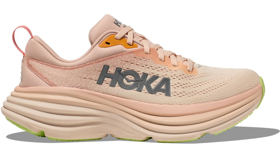 Hoka Bondi 8 Shoes - Womens, Cream/Vanilla, 08B, 1127952-CMV-08B