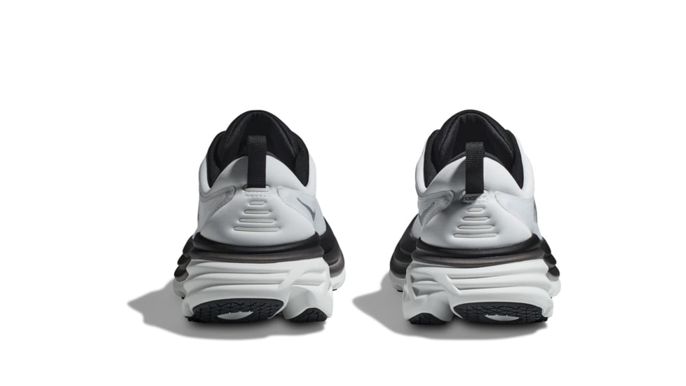 Hoka Bondi 8 Wide Road Running Shoes - Mens, White/Black, 07.5EE, 1127953-WBLC-07.5EE