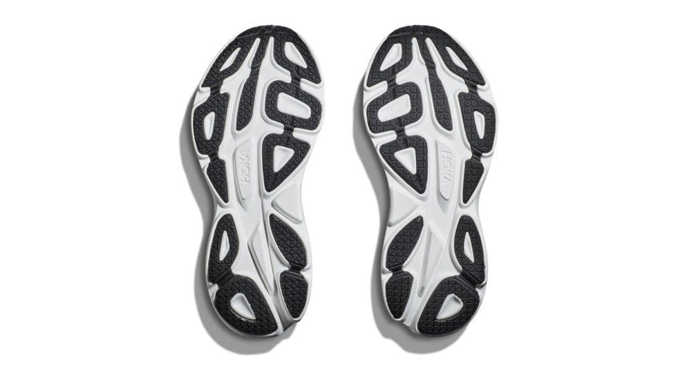 Hoka Bondi 8 Wide Road Running Shoes - Mens, White/Black, 07.5EE, 1127953-WBLC-07.5EE