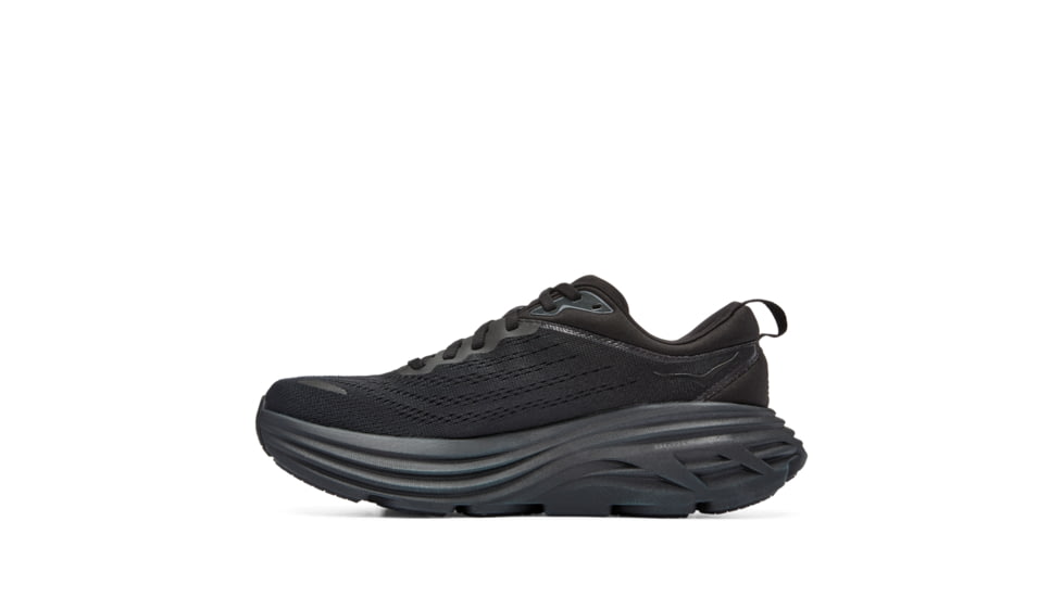 Hoka Bondi 8 Wide Road Running - Womens, Black / Black, 05.5D, 1127954-BBLC-05.5D